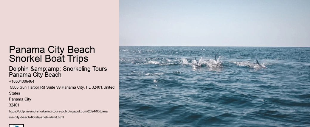 Panama City Beach Snorkel Boat Trips