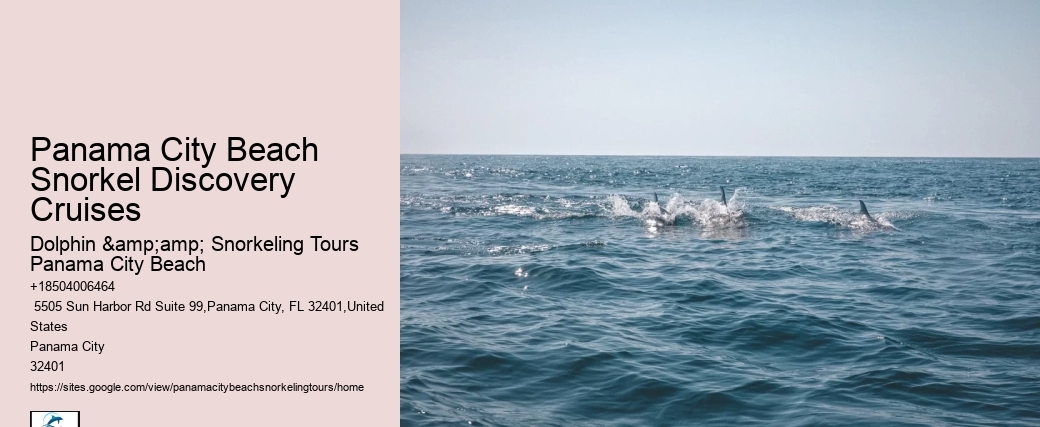Panama City Beach Snorkel Discovery Cruises